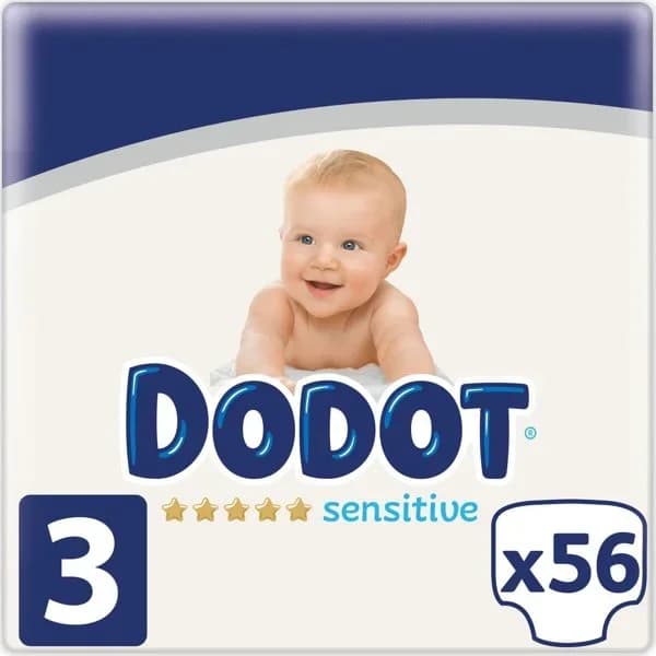 Pañales bebé talla 3 de 6-10 kg Dodot - 45.27 ud - Imagen del producto en Findit
