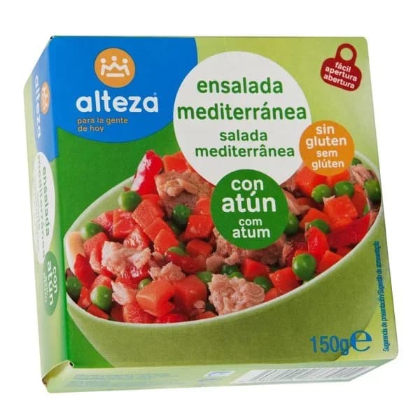 Ensalada de Atún Mediterránea 150G - 0.13 kg - Imagen del producto en Findit