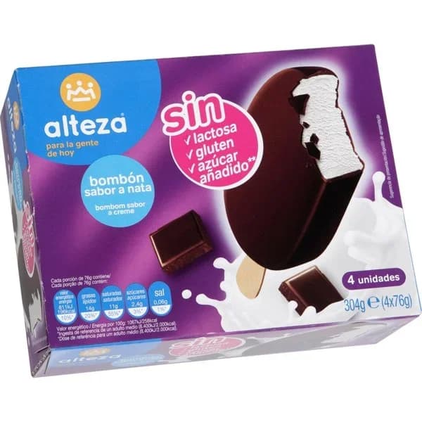 Helado Bombon Triple Sin Gluten  Sin Lactosa Sin A - 0.23 l - Imagen del producto en Findit