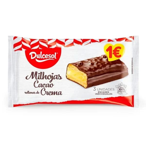 Milhojas de Chocolate 180G - 0.15 kg - Imagen del producto en Findit