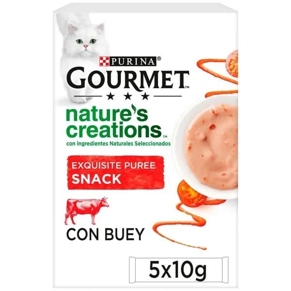Comida Húmeda Gato Nature's Creation Buey 5 x 10G - 0.05 kg - Imagen del producto en Findit