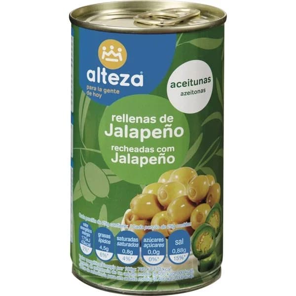 Aceituna Rellena Jalapeños 350G - 0.35 kg - Imagen del producto en Findit