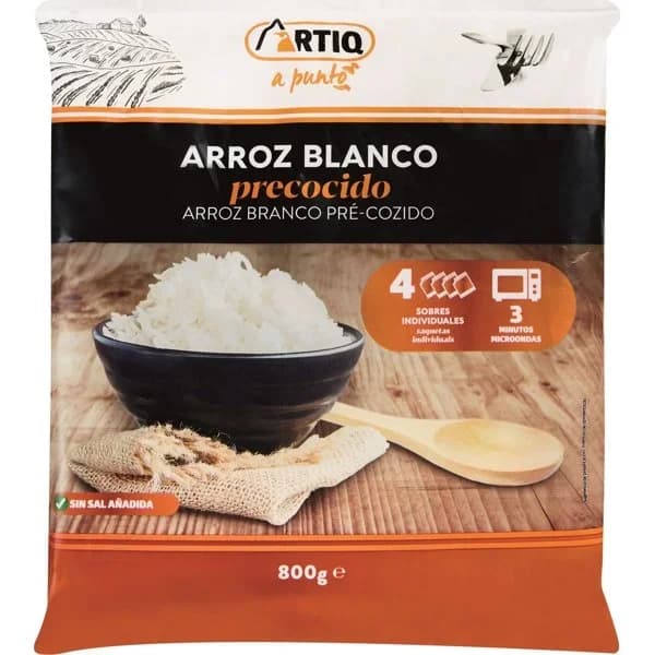 Arroz Blanco Cocido - 0.8 kg - Imagen del producto en Findit