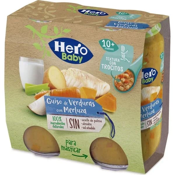 Tarrito Guiso de Verduras Con Merluza - 0.47 kg - Imagen del producto en Findit