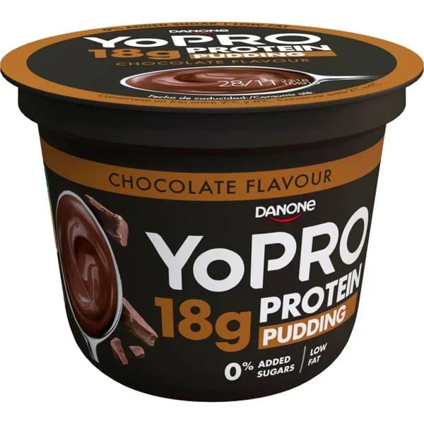 Yogur Proteína YoPro Pudding Chocolate - 0.18 kg - Imagen del producto en Findit