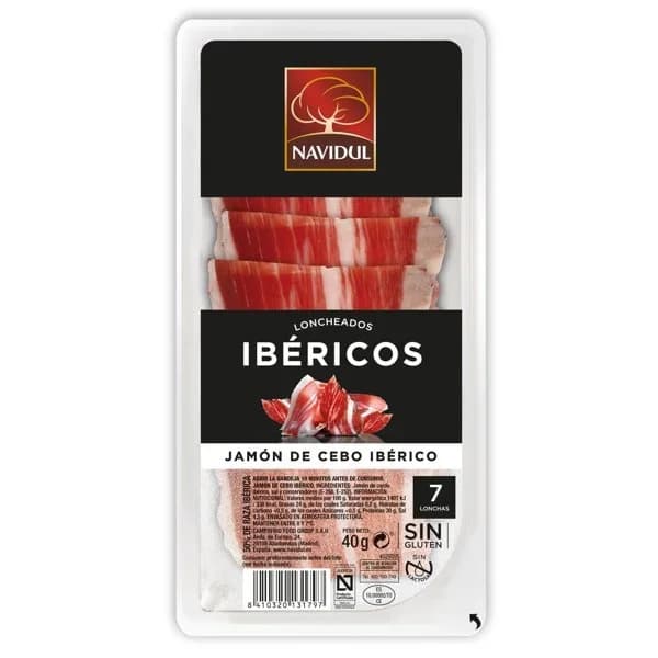Jamón Ibérico Loncha 40G - 0.04 kg - Imagen del producto en Findit