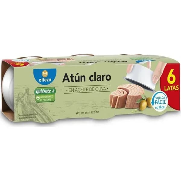 Atún Claro en Aceite de Oliva 6 x 80G - 0.39 kg - Imagen del producto en Findit