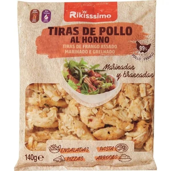 Pechuga Pollo Tiras 140 grs - 0.14 kg - Imagen del producto en Findit