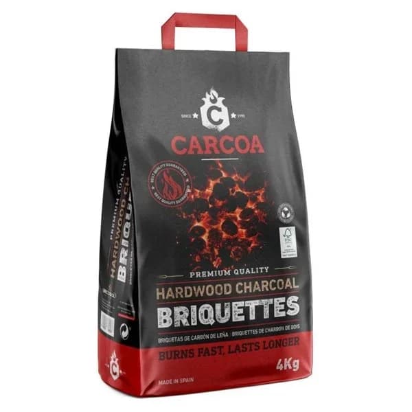 Carbon Vegetal Briquetas 4kg - 1 ud - Imagen del producto en Findit
