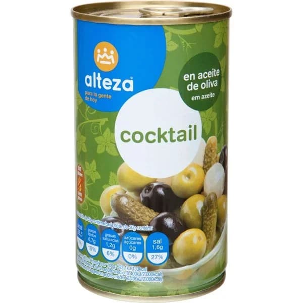Cocktail Encurtidos en Aceite de Oliva 350G - 0.35 kg - Imagen del producto en Findit