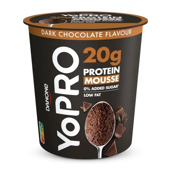 Proteína mousse de chocolate YOPRO, tarrina 200 g - 0.15 kg - Imagen del producto en Findit