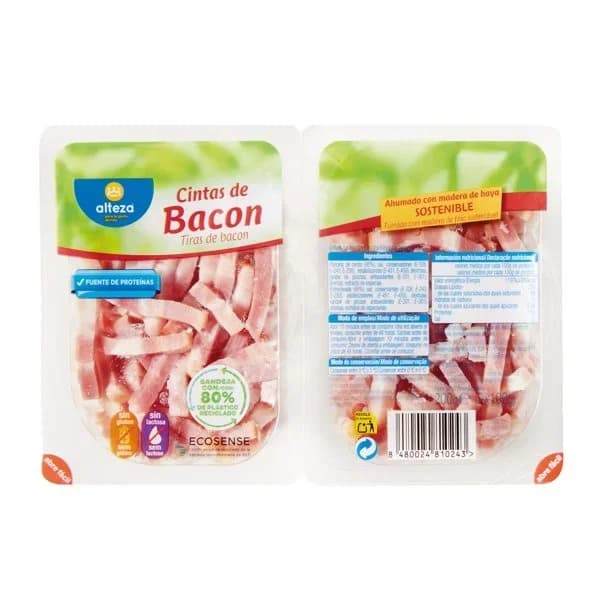Bacon Ahumado Tiras 2 x 100G - 0.2 kg - Imagen del producto en Findit