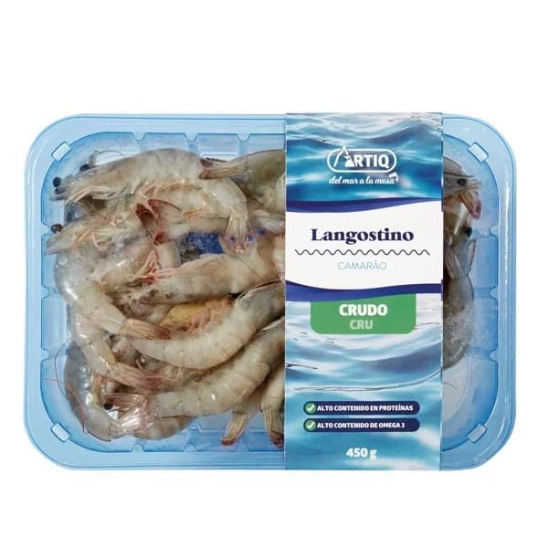 Langostino Crudo Congelado 450G - 0.45 kg - Imagen del producto en Findit