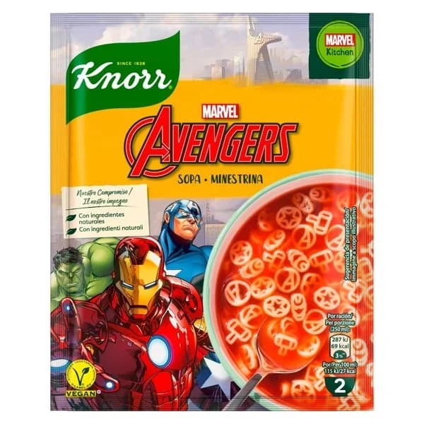 Sopa Deshidratada Avengers 41G - 0.04 kg - Imagen del producto en Findit