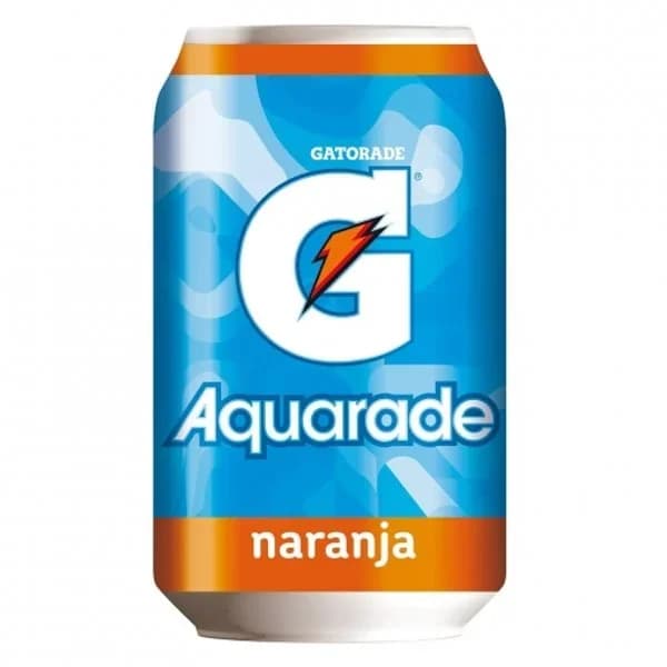 Refresco isotónico de naranja AQUARADE, lata 33 cl - 1 ud - Imagen del producto en Findit