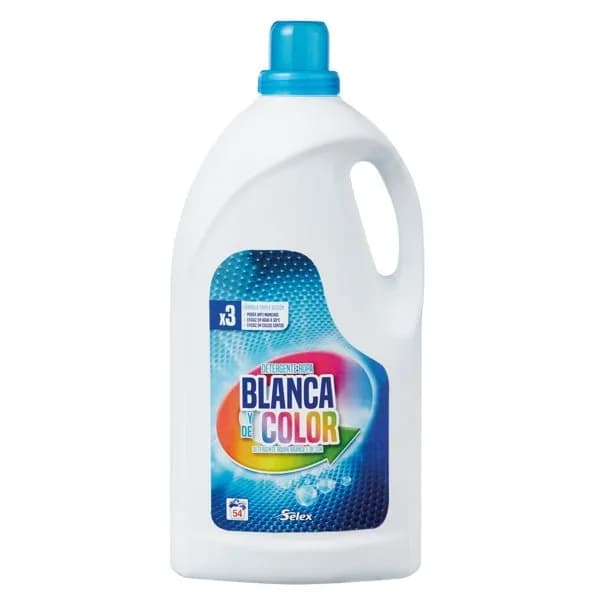 Detergente Líquido Blanco/Color 54Lv - 1 ud - Imagen del producto en Findit