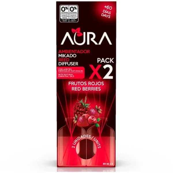 Ambientador Mikado Frutos Rojos 2 x 30ML - 0.03 l - Imagen del producto en Findit