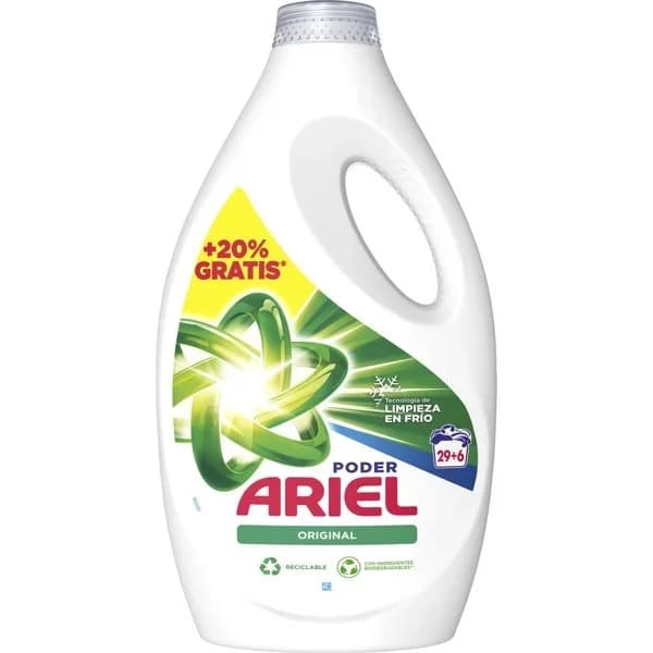Detergente Líquido Regular 29+6Lv - 34.68 ud - Imagen del producto en Findit
