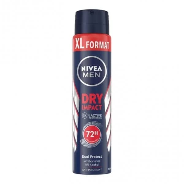 Desodorante en spray dry impact Nivea Men 250 ml. - 0.2 l - Imagen del producto en Findit