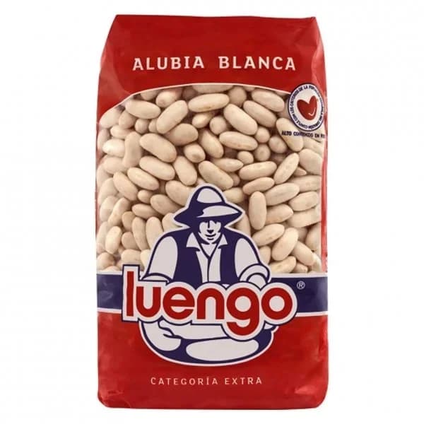 Alubia blanca larga extra LUENGO, paquete 1 kg - 1 kg - Imagen del producto en Findit
