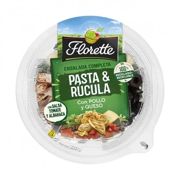 Ensalada Pasta y Rúcula Completa - 0.32 kg - Imagen del producto en Findit