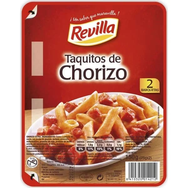 Chorizo Taquitos - 0.15 kg - Imagen del producto en Findit