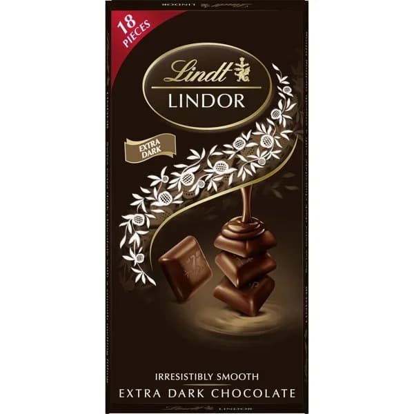 Chocolate negro 60% LINDT Lindor, tableta 100 g - 0.1 kg - Imagen del producto en Findit