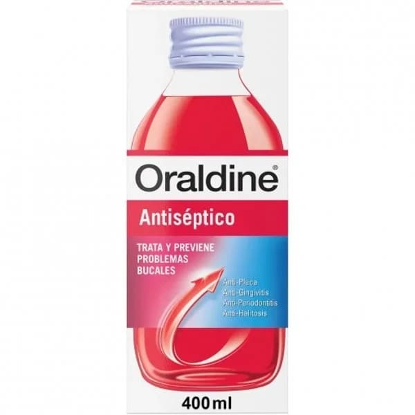 Colutorio antiséptico ORALDINE, botella 400 ml - 0.4 l - Imagen del producto en Findit