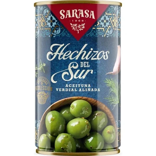Aceituna Hechizos del Sur lata 350 g - 0.18 kg - Imagen del producto en Findit