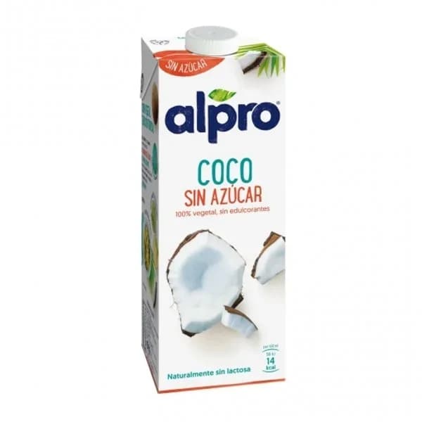 Bebida de coco sin azúcares añadidos ALPRO, brik 1 litro - 1 l - Imagen del producto en Findit