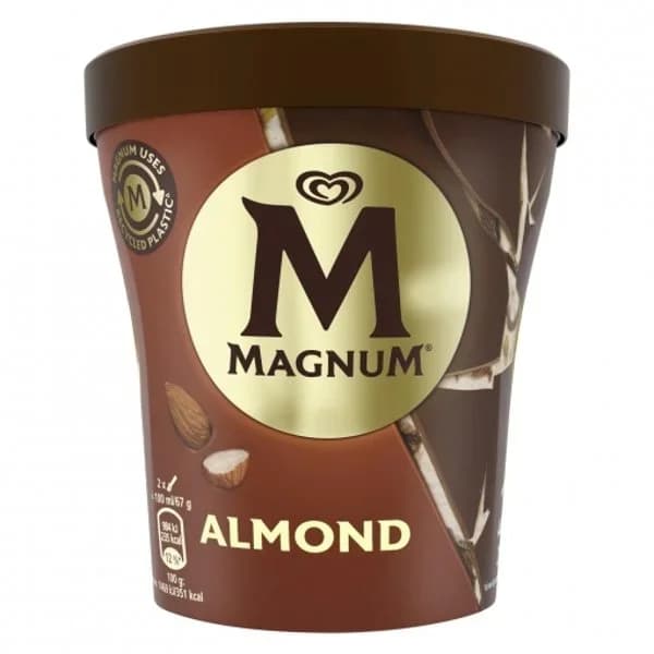 Helado de almendras MAGNUM, tarrina 297 g - 0.3 kg - Imagen del producto en Findit
