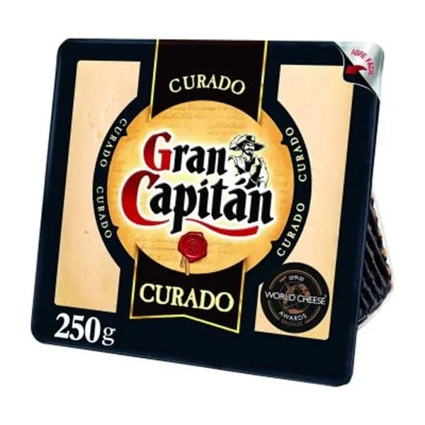 Queso Curado Cuña 250G - 0.25 kg - Imagen del producto en Findit