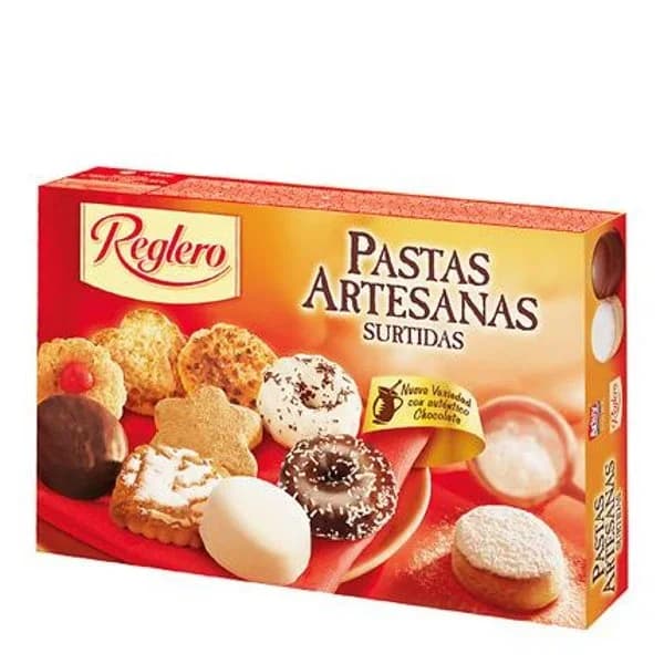 Surtido de pastas artesanas Reglero caja 400 g - 0.4 kg - Imagen del producto en Findit