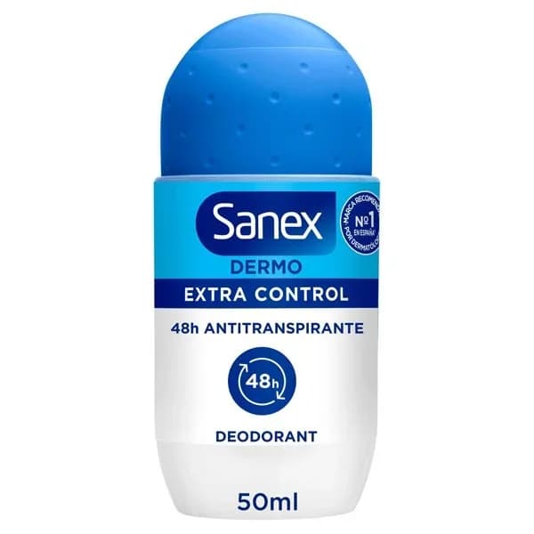 Desodorante para mujer extra control SANEX, roll on 50 ml - 0.05 l - Imagen del producto en Findit