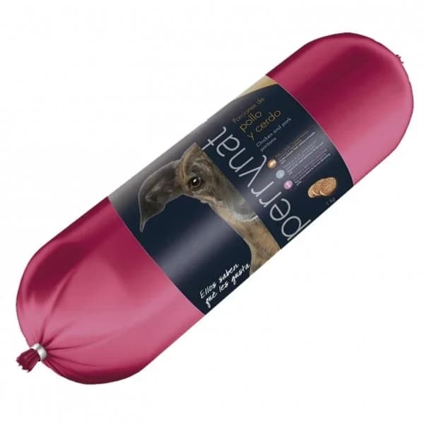 Comida húmeda pollo y cerdo perro adulto Perrinat 1 kg - 1 ud - Imagen del producto en Findit