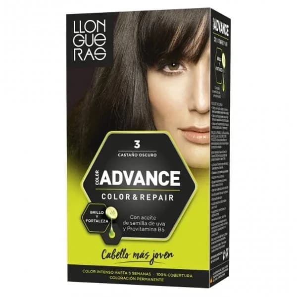 Tinte cabello castaño oscuro 3 - 1 ud - Imagen del producto en Findit