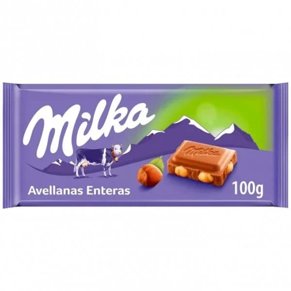 Chocolate con avellanas enteras 100 g - 0.1 kg - Imagen del producto en Findit