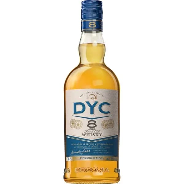 WHISKY DYC 8 AÑOS 70CL. - 0.7 l - Imagen del producto en Findit