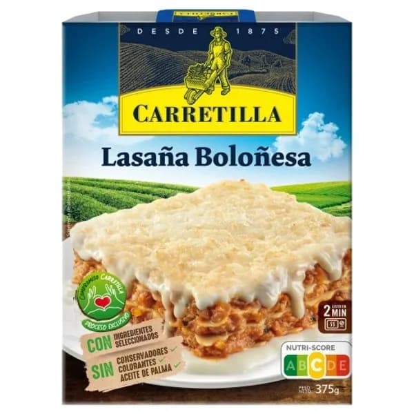 Lasaña Boloñesa 375G - 0.38 kg - Imagen del producto en Findit