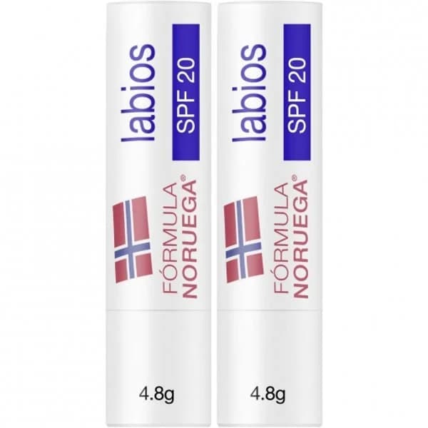 Protector labial fórmula noruega SPF 20 Neutrogena pack de 2 unidades de 4,8 g. - 0.03 ud - Imagen del producto en Findit