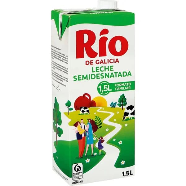 Leche Semidesnatada Brik - 1.5 ud - Imagen del producto en Findit