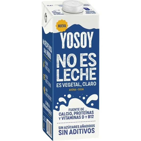 Bebida No es Leche Avena y Soja Brik - 1 l - Imagen del producto en Findit