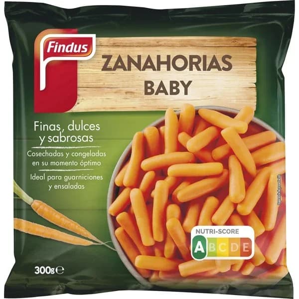 Zanahorias Baby congeladas - 0.3 kg - Imagen del producto en Findit