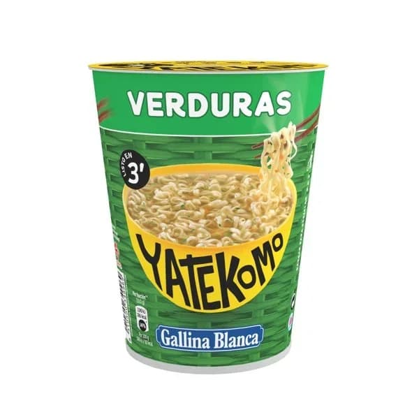 Pasta Deshidratada Yatekomo Verduras 59G - 0.06 kg - Imagen del producto en Findit
