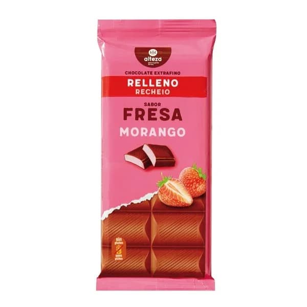 Chocolate Relleno de Fresa 100G - 0.1 kg - Imagen del producto en Findit