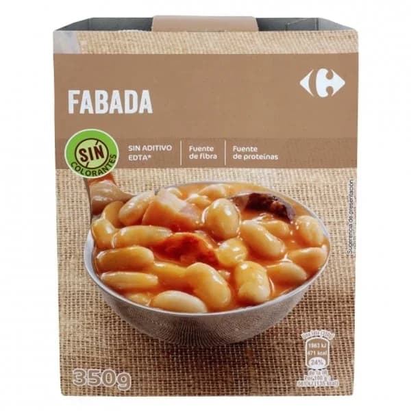 Fabada Carrefour 350 g. - 0.35 kg - Imagen del producto en Findit