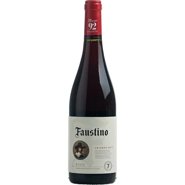 Vino Tinto Crianza D.O. Rioja FAUSTINO, botella 75 cl - 0.75 l - Imagen del producto en Findit