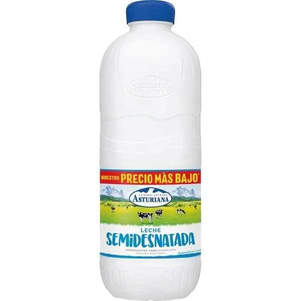 Leche Semidesnatada Botella - 2.2 l - Imagen del producto en Findit