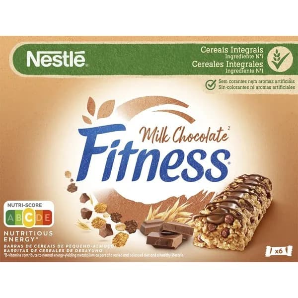 Barrita Cereales Fitness Chocolate con Leche - 0.14 kg - Imagen del producto en Findit