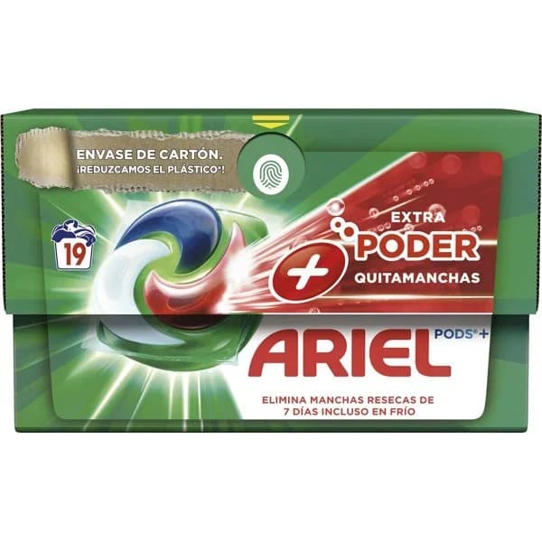 Detergente Ropa Extra Poder Quitamanchas en Cápsul - 18.85 ud - Imagen del producto en Findit